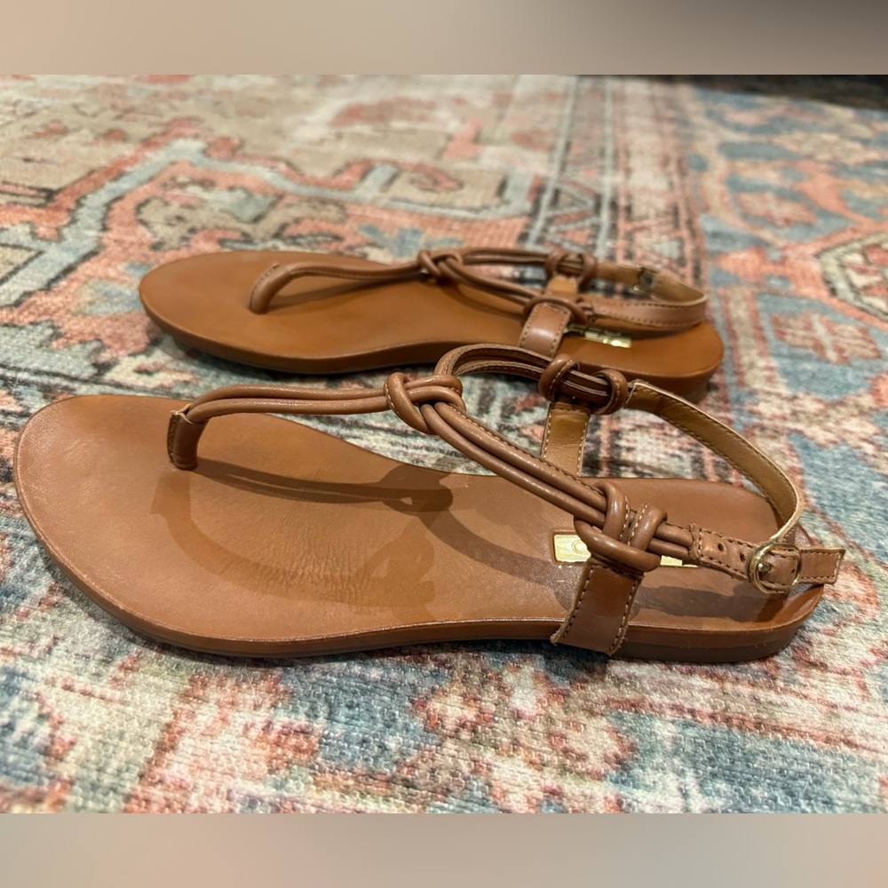 Aldo Brown Leather Women's Sandals 8.5